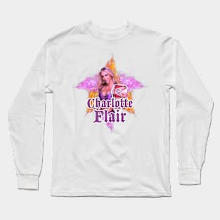 Charlotte Flair // WWE FansArt Long Sleeve T-Shirt